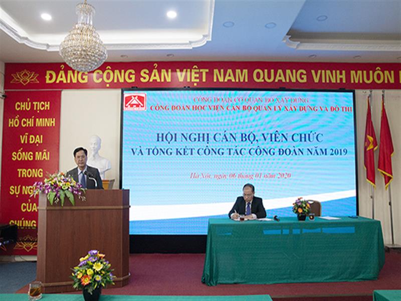 Hội nghị cán bộ, viên chức và tổng kết công tác công đoàn năm 2019