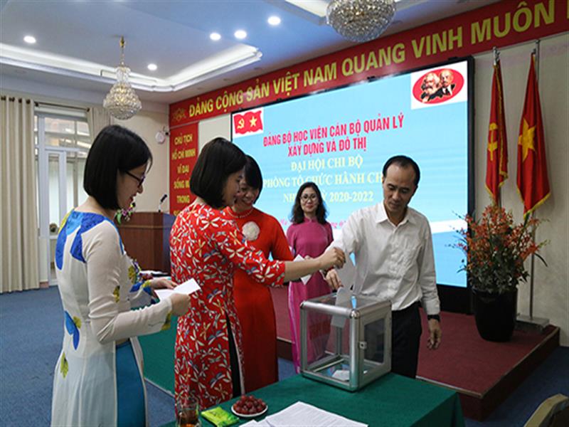 Đại hội các chi bộ trực thuộc Đảng bộ AMC nhiệm kỳ 2020 - 2022