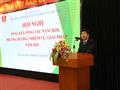 Ông Phạm Xuân Hải - Phó Chủ tịch Công đoàn Xây dựng Việt Nam phát biểu tại Hội nghị