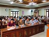 Học viện Cán bộ quản lý xây dựng và đô thị Tập huấn về xử lý vi phạm hành chính trong lĩnh vực xây dựng cho hơn 110 cán bộ tại thành phố Lào Cai