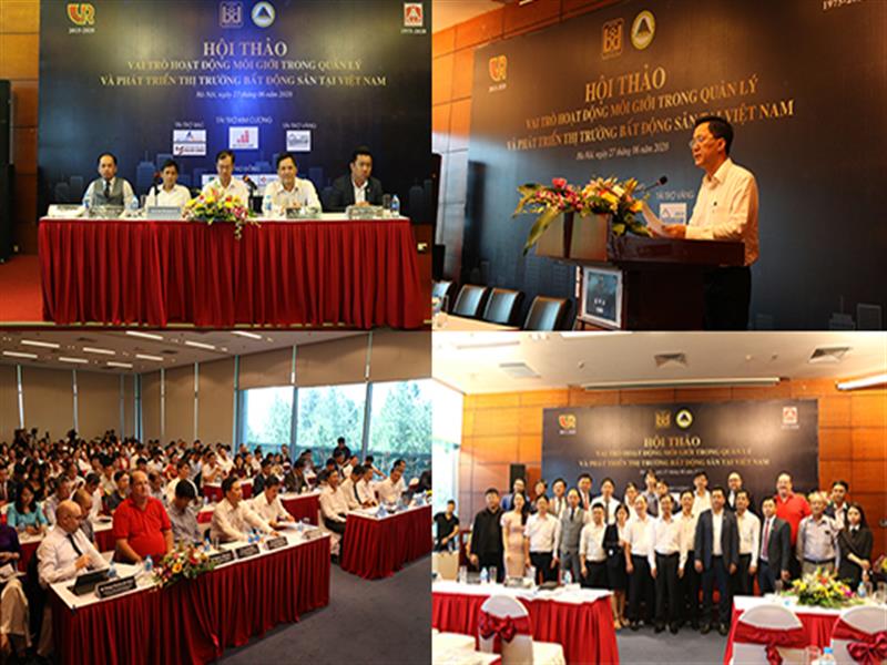 Hội thảo Vai trò hoạt động môi giới trong quản lý và phát triển thị trường bất động sản tại Việt Nam