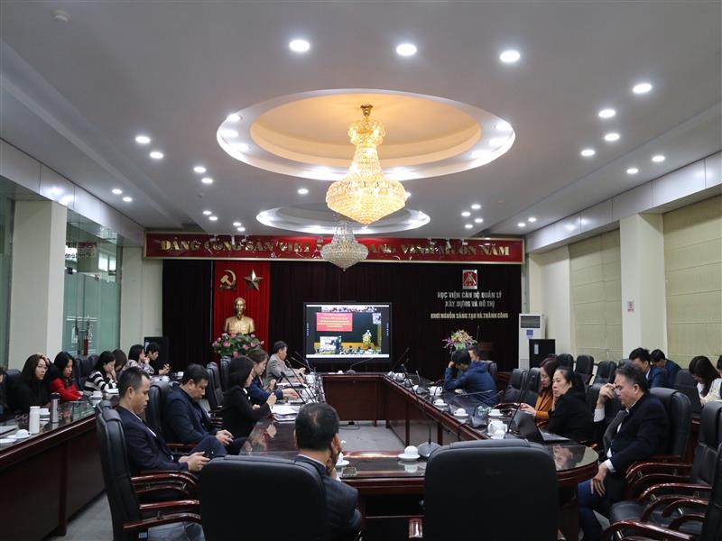 Đảng viên AMC tham dự Hội nghị Quán triệt, tuyên truyền nội dung cuốn sách của Tổng Bí thư Nguyễn Phú Trọng trong các cơ quan Trung ương